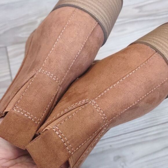 (20-4159) Universal Thread Cognac Kennedy Booties Size 10 - Picture 7 of 9